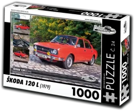 RETRO-AUTA Puzzle č.24 Škoda 120 L (1979)
