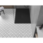 MEXEN/S - Toro obdélníková sprchová vanička SMC 100 x 90, černá, mřížka černá 43709010-B