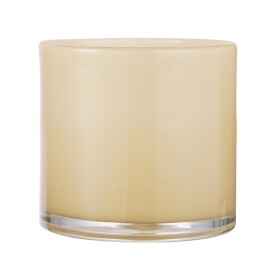 Ib Laursen Skleněný obal na květináč Venecia Yellow 12 cm, žlutá barva, sklo