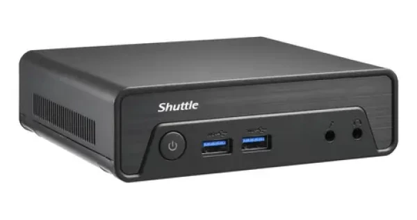 Shuttle XPC nano NE1010BA černá / Mini PC / Intel N100 / 8GB DDR4 / 128GB SSD / Wi-Fi 6 / W11 Pro (NE1010BA)