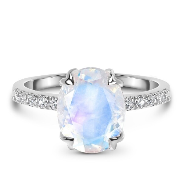 Emporial stříbrný prsten GU-DR10789R-SILVER-MOONSTONE-TOPAZ Velikost: 9 (EU: 59-60)