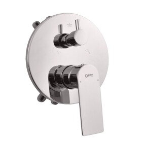 RAV Slezák - NIL - Vanová/Sprchová baterie podomítková 3-cestná s tělesem a s boxem, Zlatá - lesklá NL187BOX NL187BOX