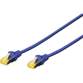 Digitus DK-1644-A-070/B RJ45 síťové kabely, propojovací kabely CAT 6A S/FTP 7.00 m modrá bez halogenů, kroucené páry , s ochranou, samozhášecí 1 ks
