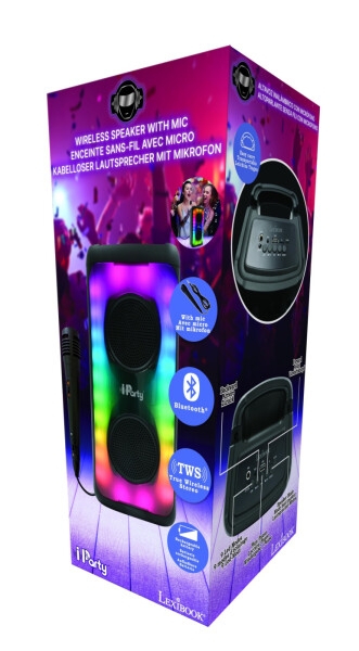 Lexibook bluetooth karaoke reproduktor s mikrofonem velký - Alltoys Lexibook
