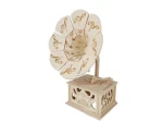 WOODCRAFT Dřevěné 3D puzzle Gramofón přírodní dřevo