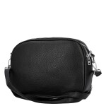 Trendy dámská koženková crossbody kabelka Fulla, černá