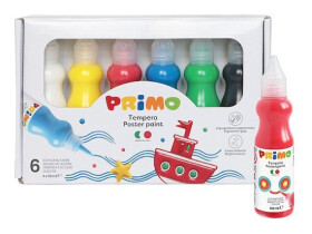Temperové barvy 3D PRIMO BASIC, sada 6 x 50ml, lahvičky