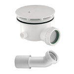 OMNIRES - CGS sifon pro sprchovou vaničku bílá lesk /BP/ ST6590.35N+ST45BP