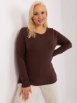 Jumper PM SW PM 3006+1.11 tmavě hnědý XL/XXL