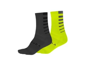 Endura ponožky Coolmax Stripe balení svítivě žlutá