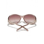 Outlet - GUESS brýle Plastic Metal Round Sunglasses hnědé Béžová