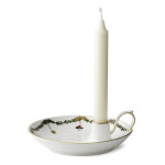 Royal Copenhagen Porcelánový svícen Star Fluted Christmas 17,5 cm, bílá barva, porcelán