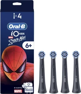 Oral-B iO Kids Spiderman černá 4 ks / Náhradní hlavice / pro Oral-B iO Kids (iO refill 4 Spiderman)