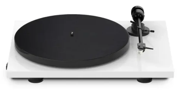 Pro-Ject E1 BT + AT3600L - White / Gramofon / řemínkový / RCA kabel 1.23m (9pe1wbtat)