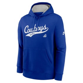 Nike Pánská mikina Dallas Cowboys NFL Rewind Script Club Hoodie Velikost: 2XL