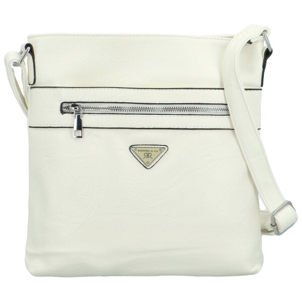 Trendy dámská koženková crossbody Laka, bílá