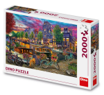 Puzzle Malovaný Amsterdam 2000 dílků