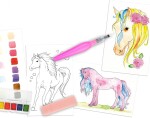 Top model Miss Melody, 3491206, Watercolour set, kreativní akvarelová sada, koně