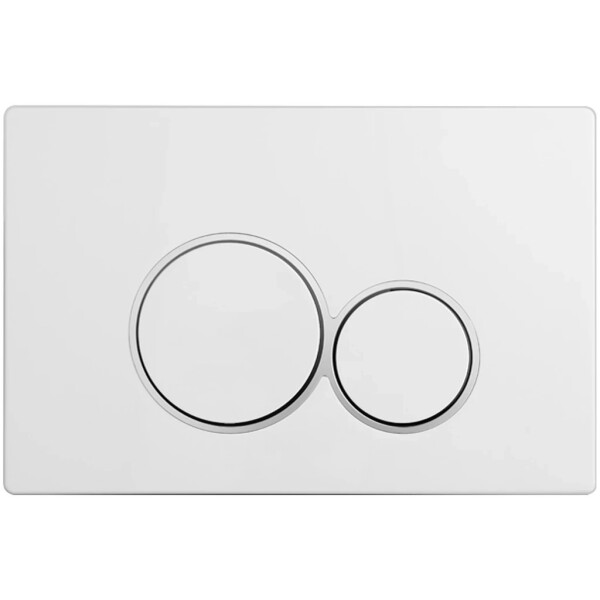 CERANO Ovladací tlačítko WC modulů Lite/Duo - ABS - bílá