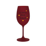 AŽ DOPIJU, PŘIJDE JEŽÍŠEK - bordo sklenice na víno 350 ml