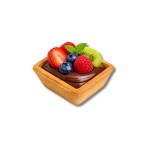 Dortisimo Košíček na tartaletky čtvercový máslový světlý 4,5 cm (168 ks)