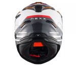 Adventure helma Nexx Y.Travl Quest white/blue/red - XL / bílá