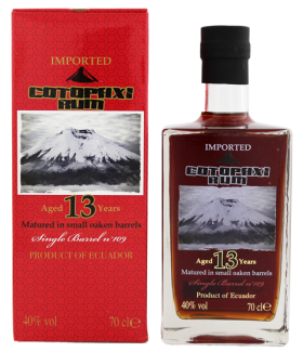 Cotopaxi Single Barrel Rum 13y 40% 0,7 l (holá lahev)