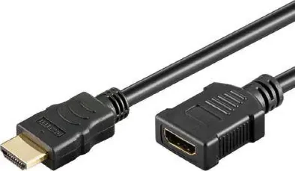 MicroConnect Prodlužovací kabel HDMI 1.4 (M) - HDMI 1.4 (F) 0.5m černá (HDM19190.5FV1.4)