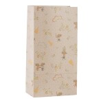 Maileg Papírový sáček Have a mice day 30,5 cm – set 5 ks, krémová barva, papír