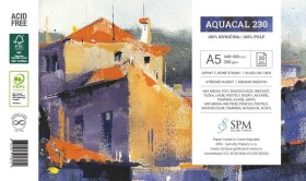 Aquacal 230 akvarelový blok A5 230 g/m2 20 listů Mix Media