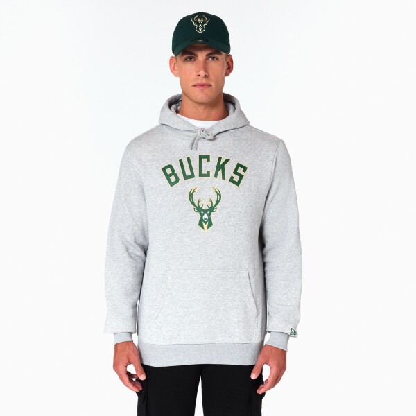 New Era Pánská mikina Milwaukee Bucks NBA Team Logo Hoodie Sweatshirt Velikost: S