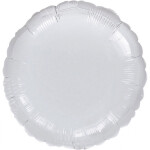 Balónek kruh stříbrný Metallic Balónek stříbrný kruh Metallic