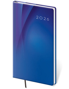 Týdenní diář 2026 Helma kapesní - Vario Blue design
