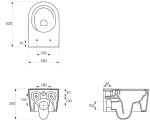 PRIM předstěnový instalační systém černým tlačítkem 20/0044 WC CERSANIT INVERTO SEDÁTKO DURAPLAST SOFT-CLOSE PRIM_20/0026 44 IN1