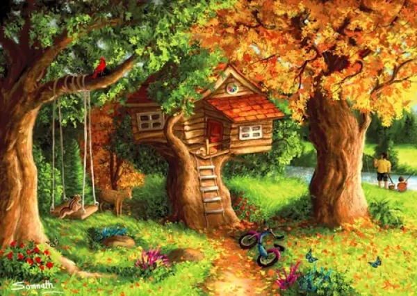 ENJOY Puzzle Domek na stromě