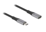 Delock USB-C 1 m / Prodlužovací kabel / 24pin USB-C (M) - 24pin USB-C (F) / USB4 / Thunderbolt 3 / 48V 5A (81201)