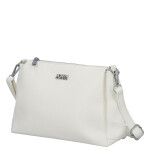 Trendy dámská koženková crossbody kabelka Denissa, bílá