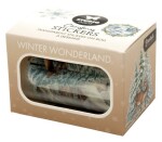Průhledné samolepky Studio Light Winter Wonderland - Zima se zvířátky