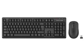 A4tech FG1200 FStyler černá / Set bezdrátová klávesnice + myš / 2.4GHz / USB (FG1200-BK)