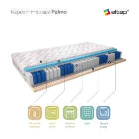 Matrace Palmo Rozměr: 200 x 200 cm, Potah: Silk