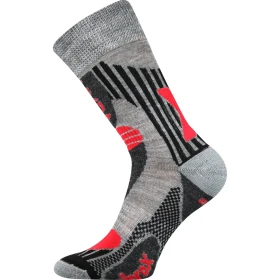 VOXX Ponožky zimní thermo z merino VISION se stříbrem SVĚTLE ŠEDÉ 35-38 110051