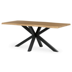 Jídelní stůl 180x90cm, mdf, divoký dub, HT-F4618 OAK