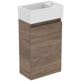 IDEAL STANDARD - Eurovit+ Skříňka s umývátkem, 55x35x20 cm, 1 dvířka, ořech R0569Y9