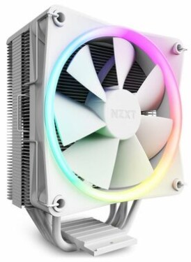 NZXT T120 RGB bílá / Chladič CPU / 120 mm / 17.9-30.6dB @ 500 - 1800 RPM / 4 heatpipes / PWM / pro Intel AMD (RC-TR120-W1)