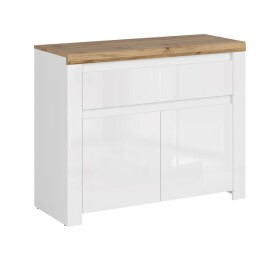 ARTEN (NANO Systems s.r.o.) Komoda VIGO-2D1S (Bílý lesk)