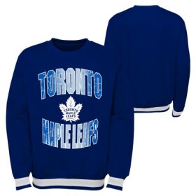 Outerstuff Dětská mikina Toronto Maple Leafs NHL Classic Blueliner Crew Neck Velikost: Dětské L (13 - 14 let)