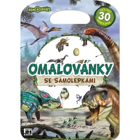 Jiri Models Jiri Models, 3341-5, omalovánky se samolepkami, dinosauři