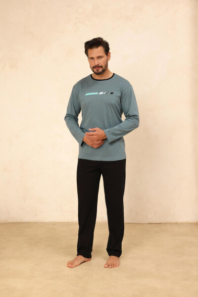 PÁNSKÉ PYŽAMO 494 BIG J/25 zelená 2XL