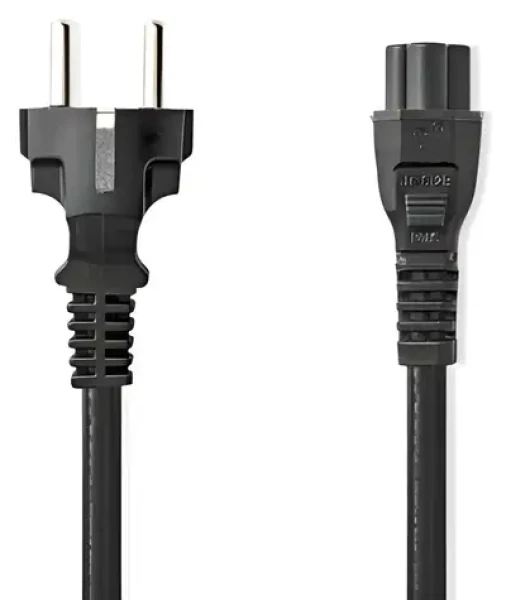 Nedis napájecí kabel černá / Napájecí kabel / typ F - IEC-320-C5 / přímý / 10 A / 2 m (CEGL10130BK20)