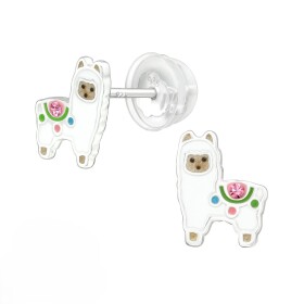 LUNICA Stříbrné náušnice LAMA 0342